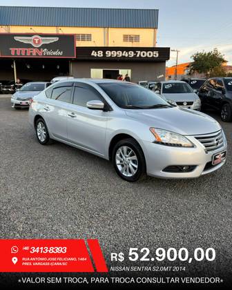 NISSAN SENTRA 2.0 S 16V FLEX 4P MANUAL